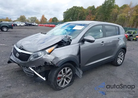 2016 Kia Sportage Lx from USA, damaged, VIN KNDPB3AC8G7853699